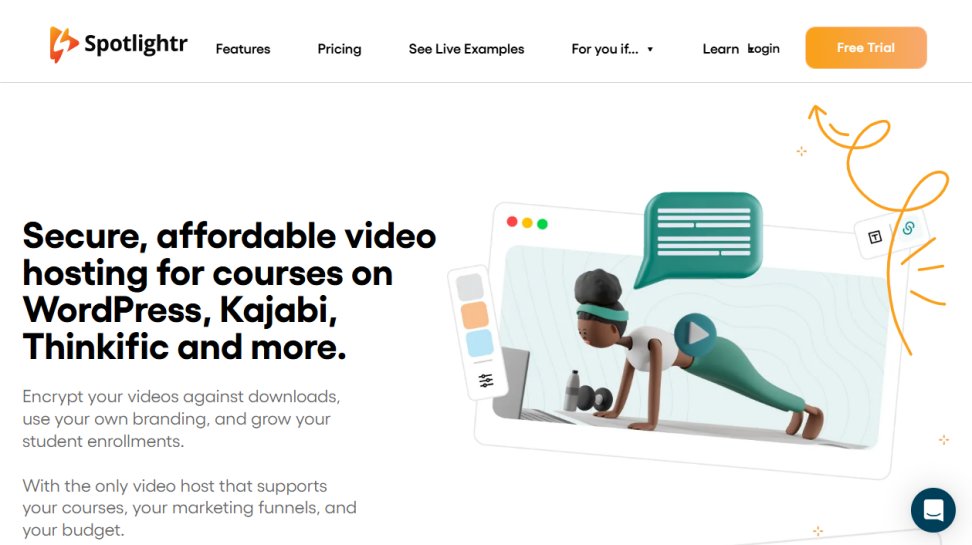 Spotlightr website screenshot (July 2025).