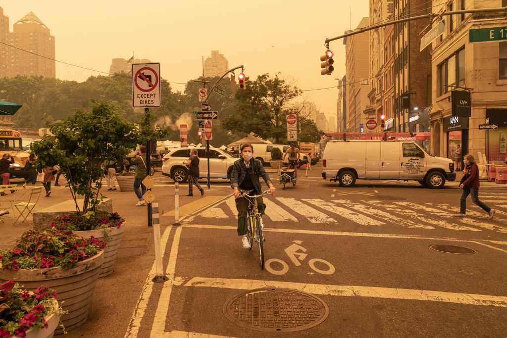 New York City wreathed in hazardous wildfire smoke