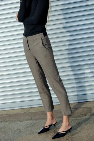 Soft Cropped Trousers