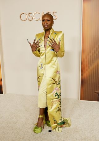 LOS ANGELES, CALIFORNIA - FEBRUARY 25: Cynthia Erivo attends the 97th Annual Oscars Nominees Dinner at the Academy Museum of Motion Pictures on February 25, 2025 in Los Angeles, California. (Photo by Frazer Harrison/Getty Images)