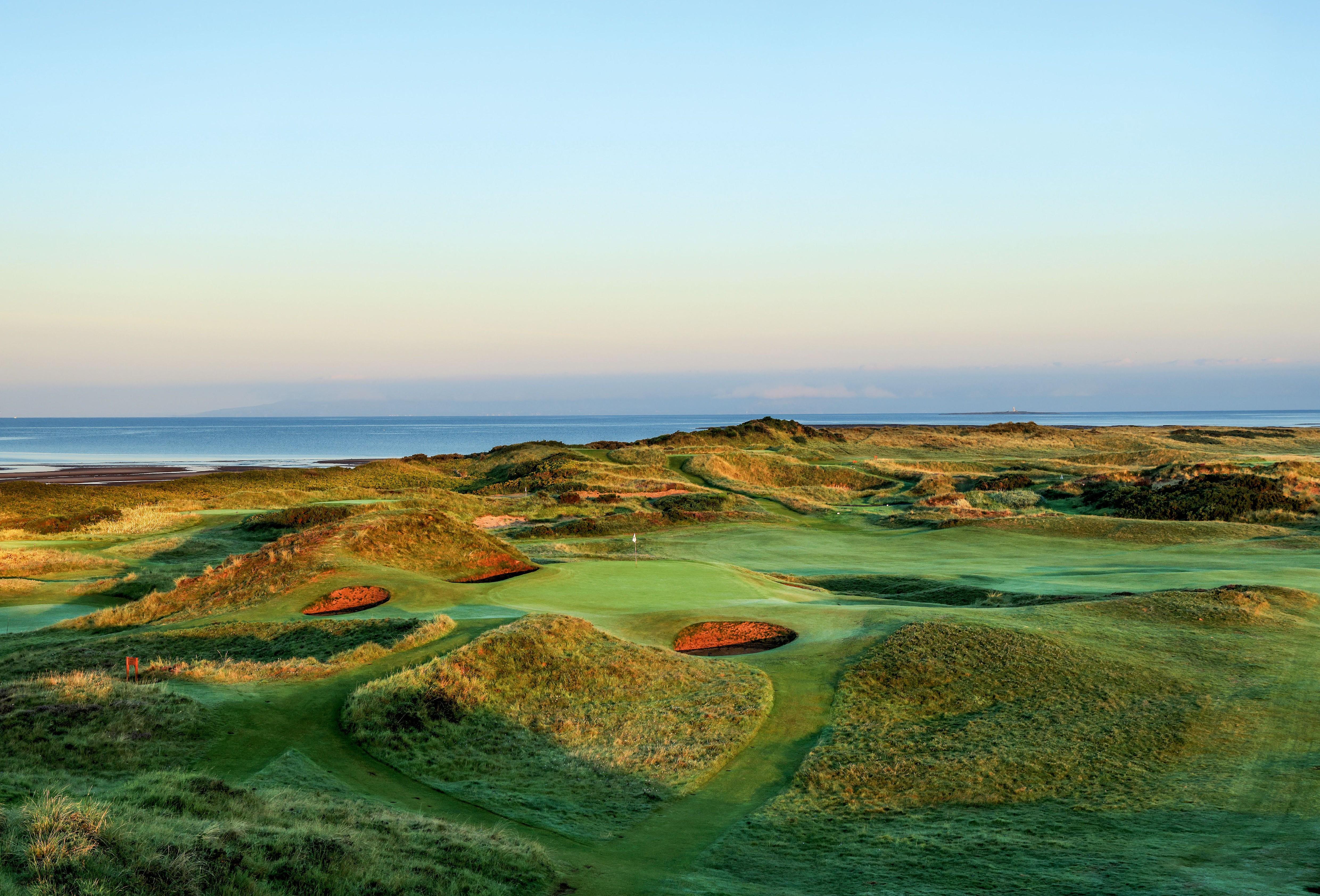The Postage Stamp 8th at Troon is one of the game’s most famous par 3s
