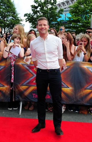 Dermot O'Leary at X Factor auditions in 2014