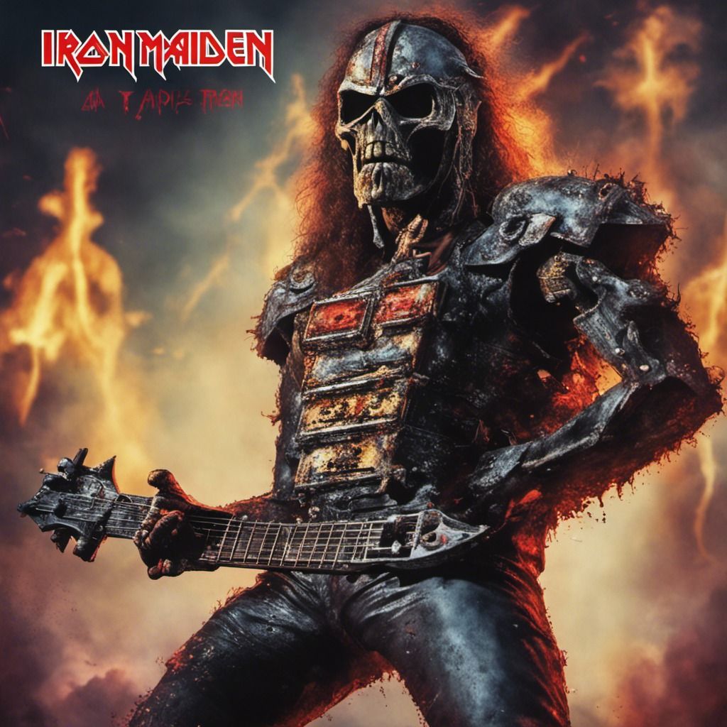 AI generated Eddie on an Iron Maiden cover