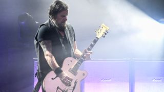 Billy Duffy performs with the Cult in San Francisco, November 2022