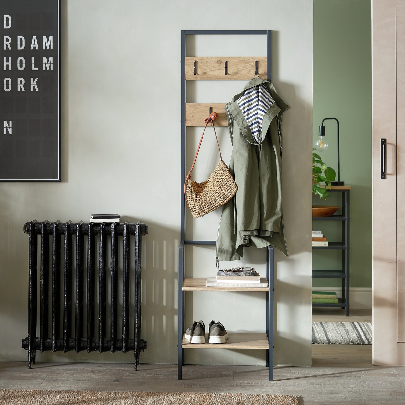 Argos Home Loft Living Hallway Tree - Oak