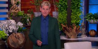 Ellen DeGeneres looking serious about retirement announcement
