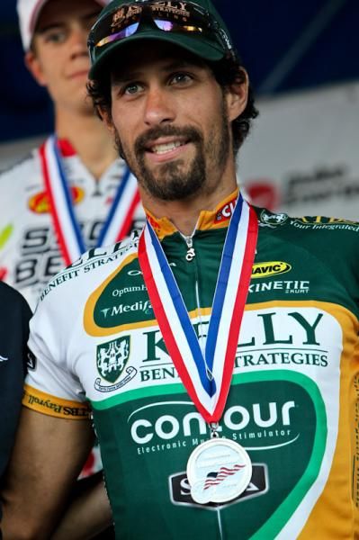 Alex Candelario (Kelly Benefits) happy to take second spot on todays podium.