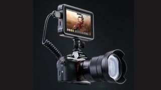 Atomos Ninja V monitor/recorder on a Sony Alpha 7 series mirrorless camera
