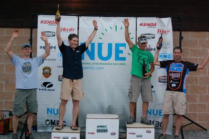 The Master's podium at the Kenda Mohican 100
