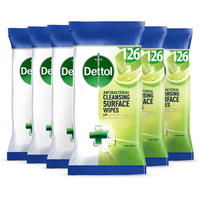 Dettol Antibacterial Multipurpose Wipes 6-Pack: was £22.99, now £19.54 at Amazon