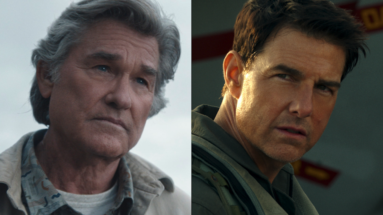 Kurt Russell in Monarch and Tom Cruise in Top Gun: Maverick 