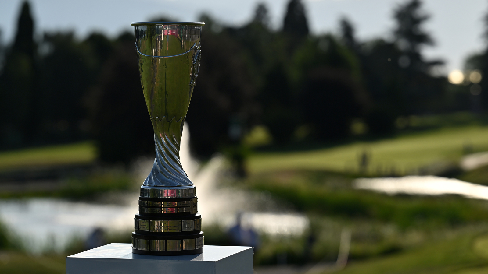 The Amundi Evian Championship trophy