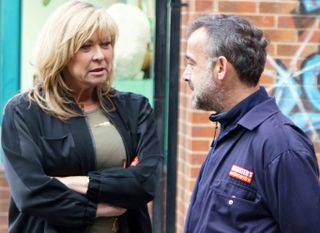 Erica Holroyd and Kevin Webster in Coronation Street