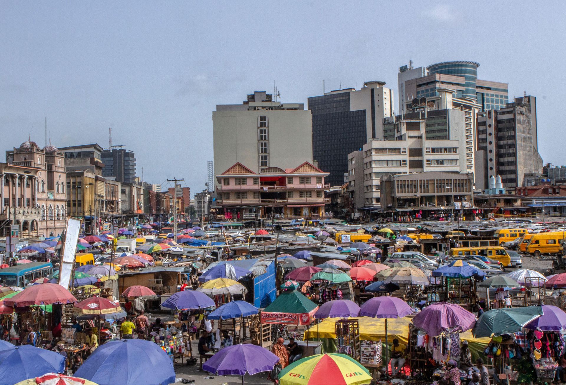 Street market in Lagos
