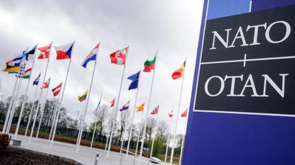 An image of the NATO headquarters in Brussels, Belgium