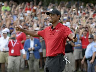 Tiger Woods wins the Tour Championship at East Lake in 2018