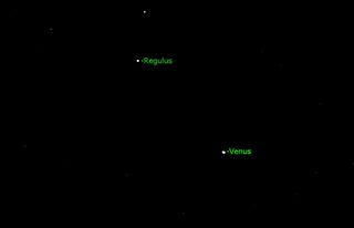 October 2012 Venus and Regulus
