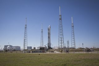 Falcon 9 on the Pad