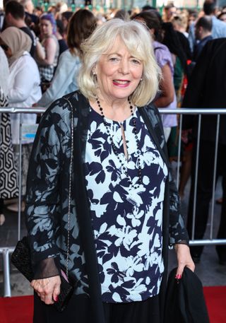 Alison Steadman OBE attends the gala night for "Grease The Musical" at the Dominion Theatre in London.