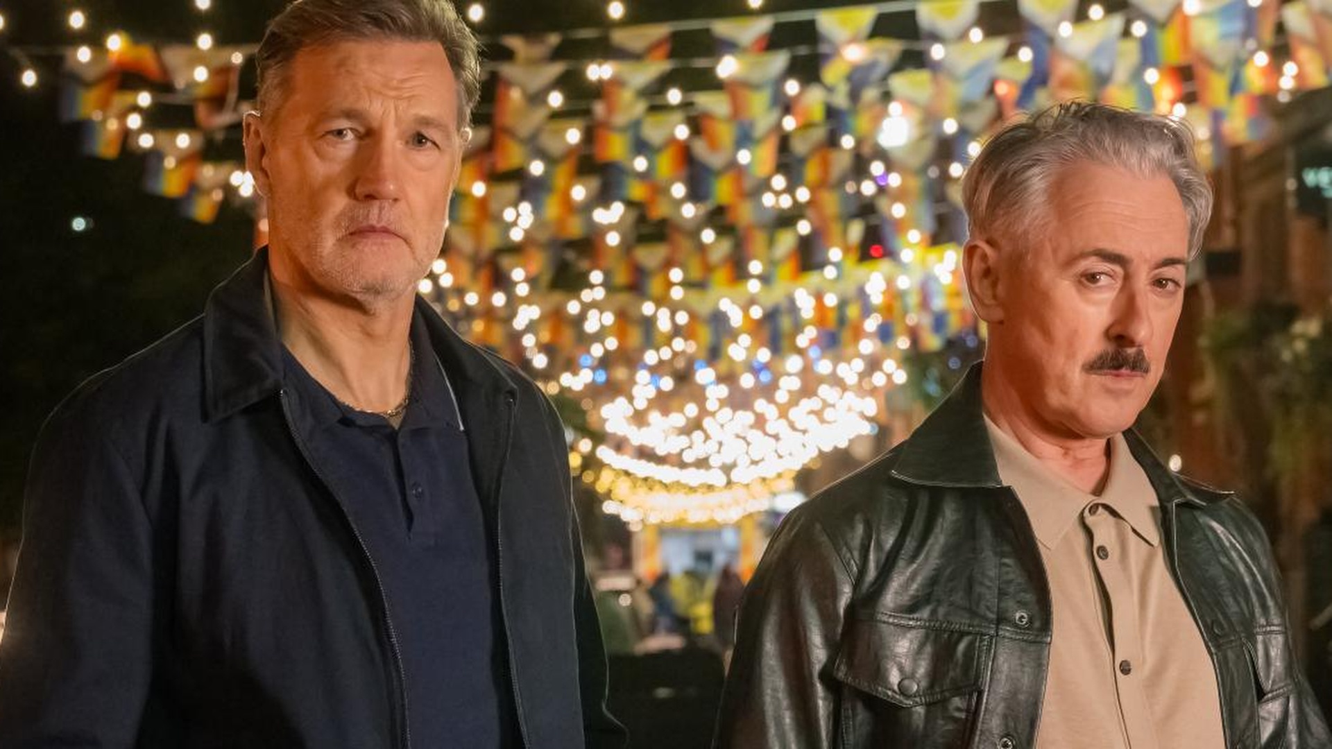 Alan Cumming as Leo and David Morrissey as Clive in Tip Toe