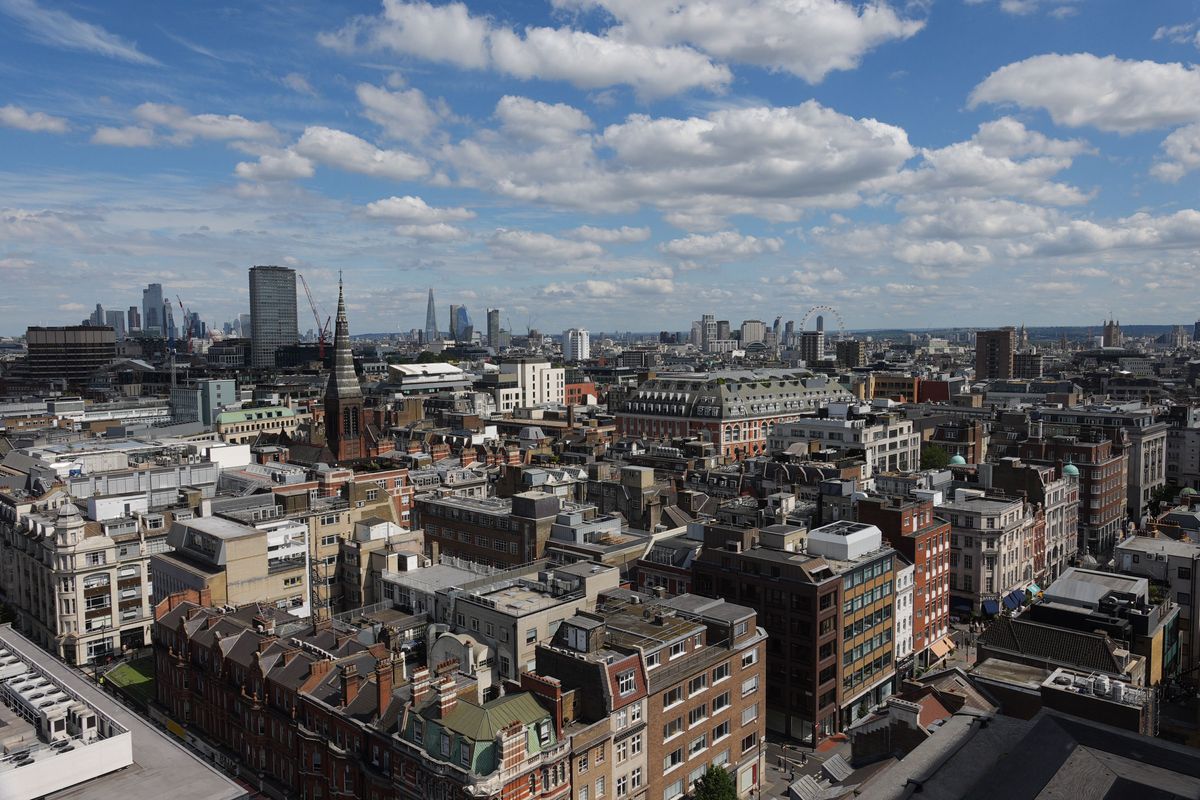 Sony RX10 V bridge camera sample gallery, high vantage point of central London