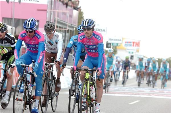 Lampre-ISD's Damiano Cunego and Daniele Pietropolli