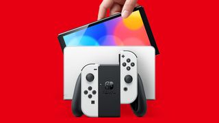 Nintendo Switch Oled Model Lifting From Dock