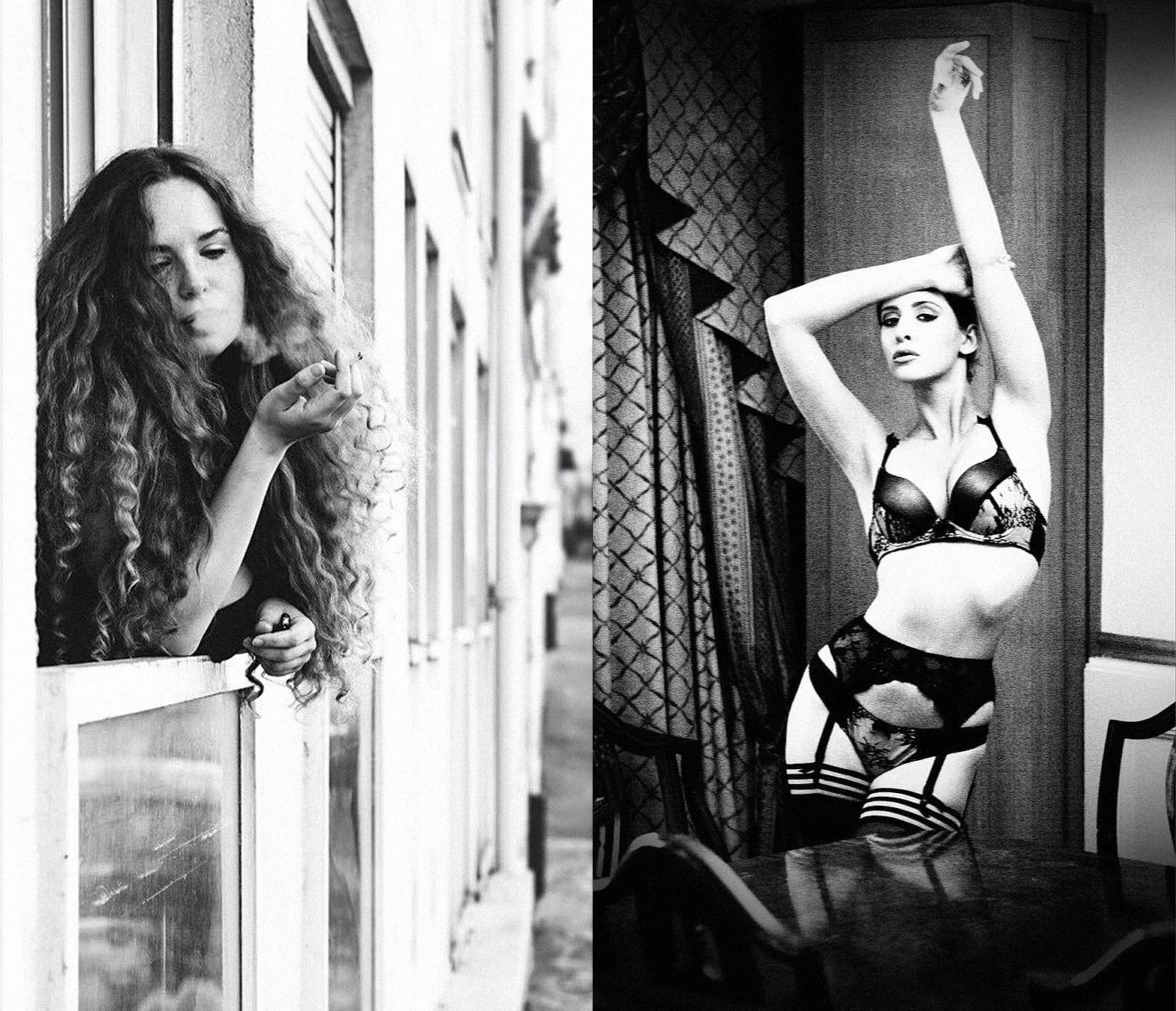 Black-and-white photography exhibiting a high degree of grain