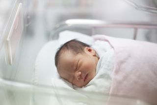 newborn baby in hospital