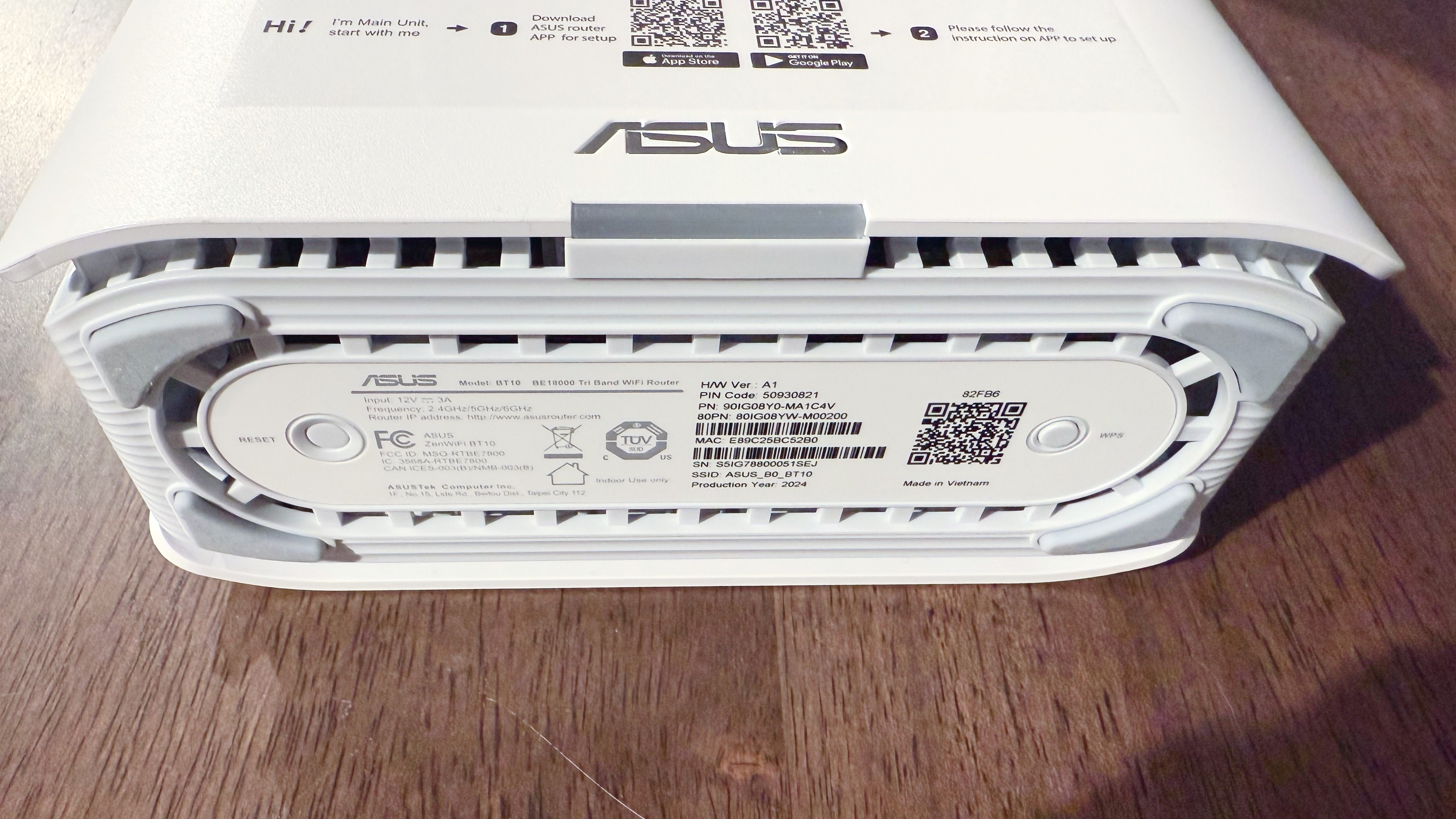 Asus ZenWiFi BT10 Wi-Fi 7 mesh router