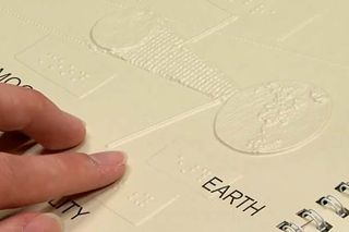 NASA has created a tactile guide for visually impaired people.