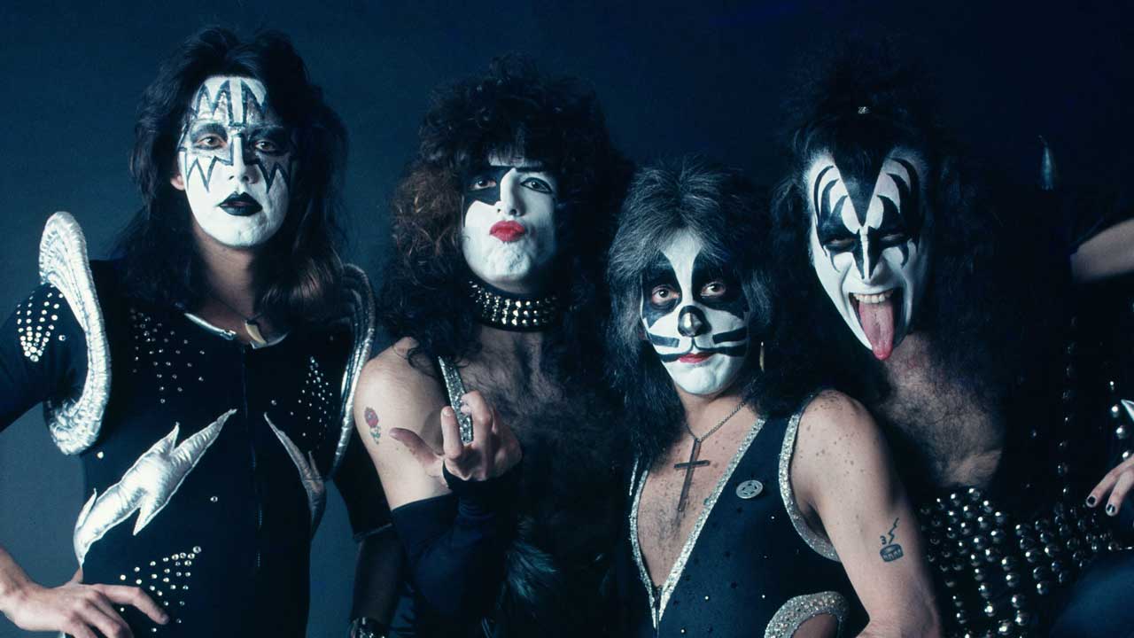 Kiss studio portrait, 1976