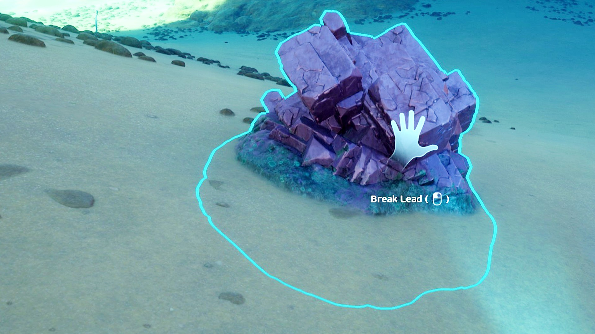 A chunk of Lead in Subnautica 2