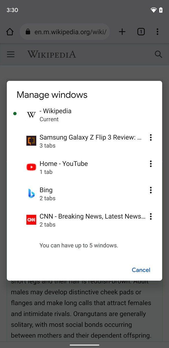 Google Chrome Multi Windows Restriction