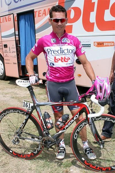 McEwen in the jersey for best sprinter.
