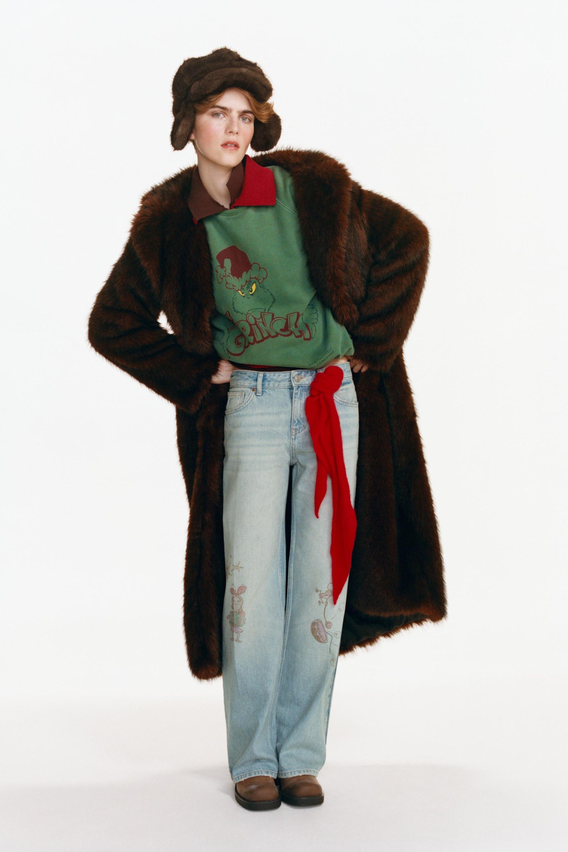Extra Long Faux Fur Coat