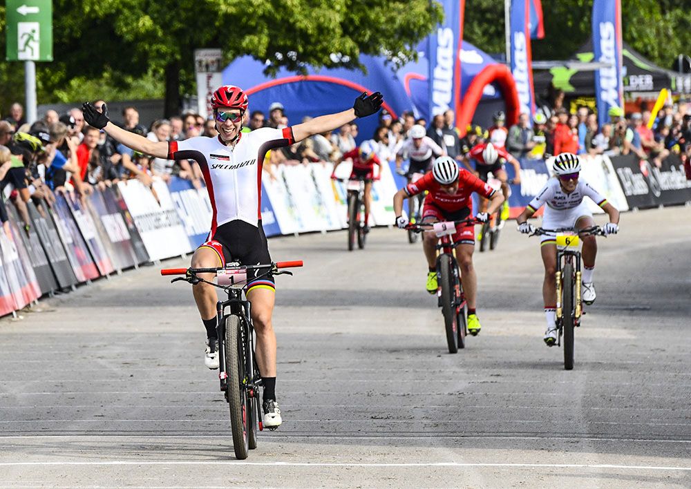 Annika Langvad (Specialized Racing) wins the Short Track