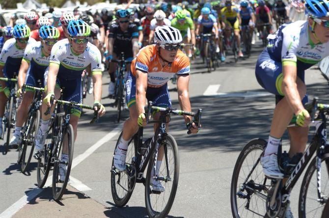A resplendent looking Simon Gerrans in Ochre on Australia Day