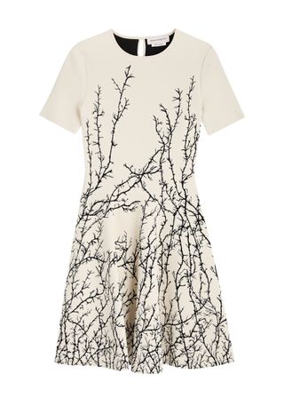 Thorn Branches Knitted Mini Dress