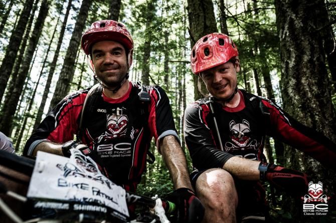 Juergen Watts and race founder Dean Payne are on course all week as bike patrol and trail ambassadors.