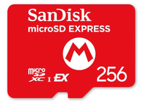 Licensed Nintendo SanDisk microSD Express (256 GB):Available from Amazon for £49