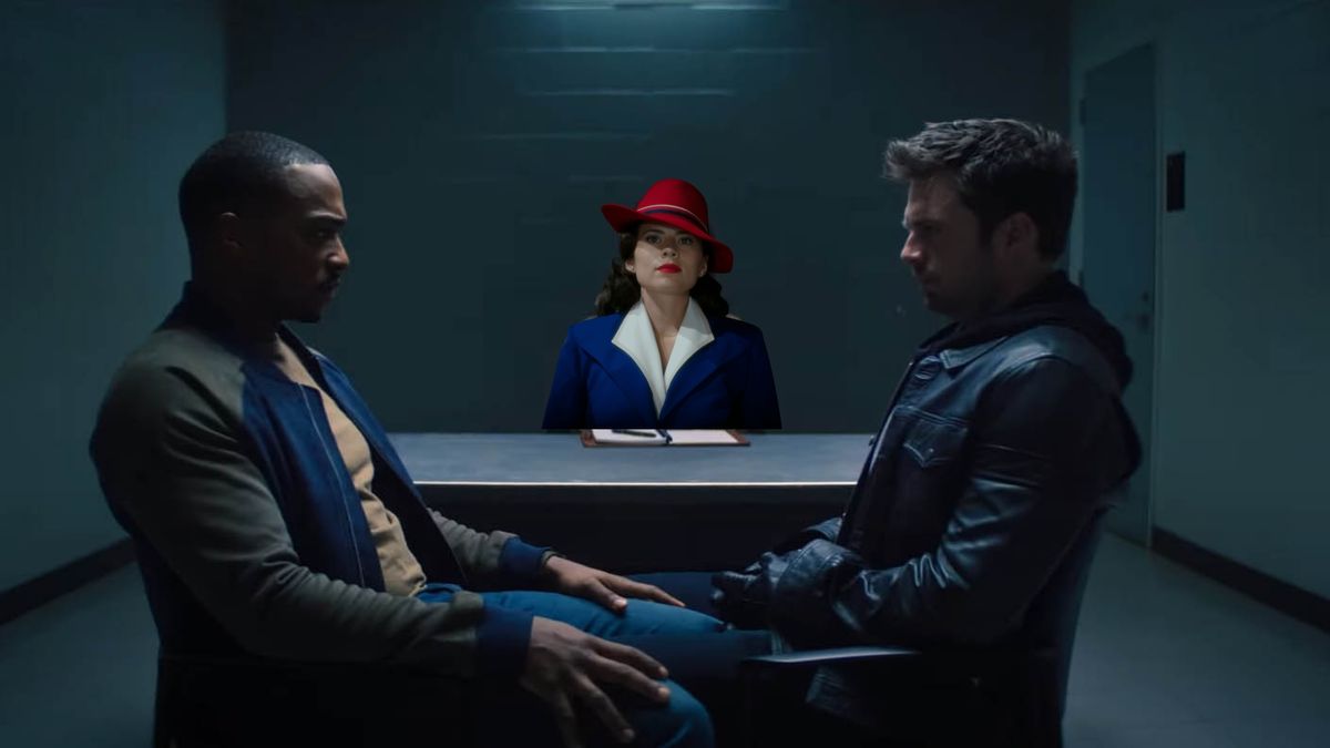 Sam and Bucky have a meeting with Agent Carter.