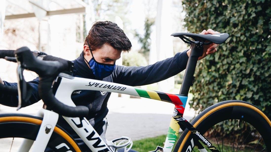 Specialized rainbow bike