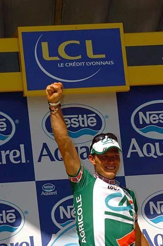 Thor Hushovd (CA) stage winner