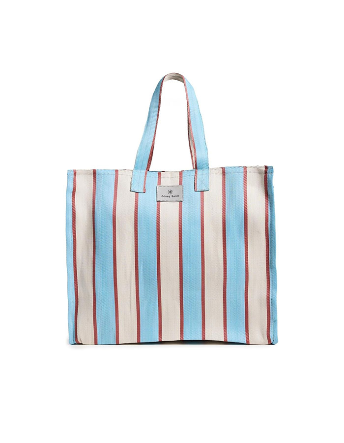 Gunes Women's Skylight Large Tote, Skylight, Blue, Stripe, One Size