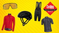 Image shows cycling clothing amazon prime day deals.