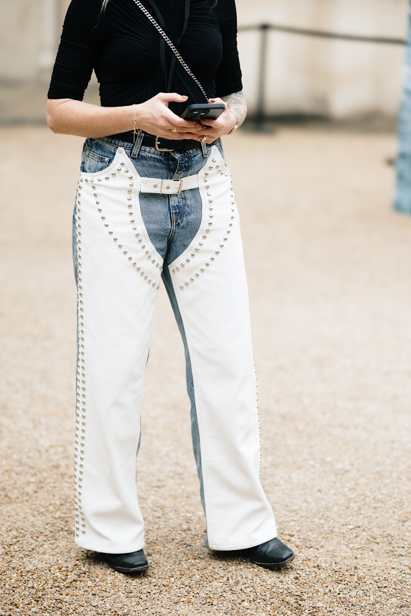 The French girl denim at Paris Fashion Week Spring/Summer 2027
