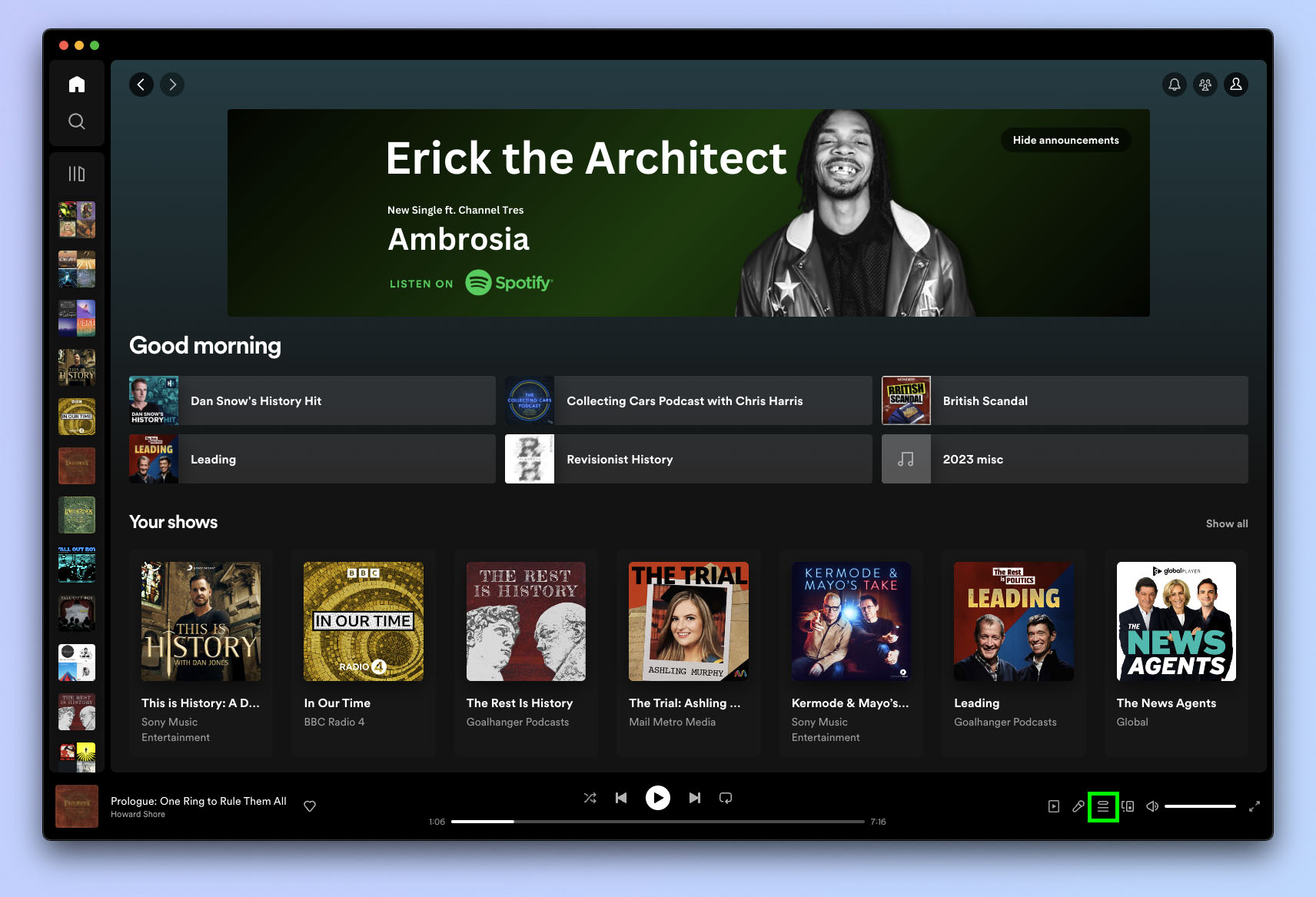 How to View Listening History on Spotify Desktop App