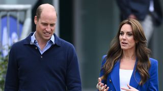 Prince William, Prince of Wales and Catherine, Princess of Wales during their visit to at Bisham Abbey National Sports Centre