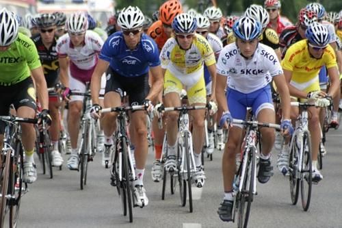 Danilo Hondo in the points jersey was on the prowl for more success.